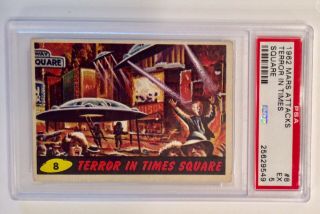 1962 Mars Attacks Terror In Times Square 8 Psa 5