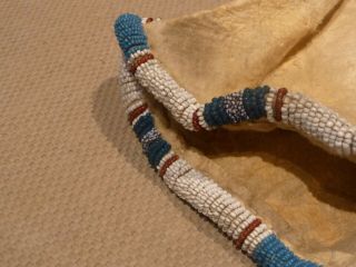 Large Cheyenne or Sioux Beaded & Quilled Pipe Bag 8