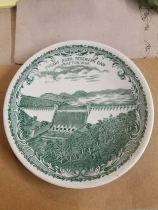 Plate Carr China Tygart River Reservoir Dam Grafton Wv Army Corps Of Engineers