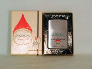 1967 Zippo Lighter For Specialty Advertising Firm With The Zippo Flame - Nib
