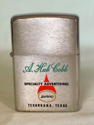 1967 zippo lighter for specialty advertising firm with the Zippo Flame - NIB 3