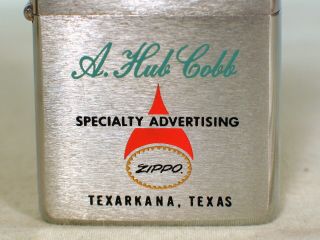 1967 zippo lighter for specialty advertising firm with the Zippo Flame - NIB 4
