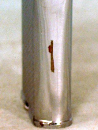 Vintage Thorens double claw pocket lighter - engraved chain - link design - NOS 5