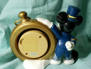 Vintage Mickey Mouse Seiko Quartz Clock Japan Walt Disney Company 3
