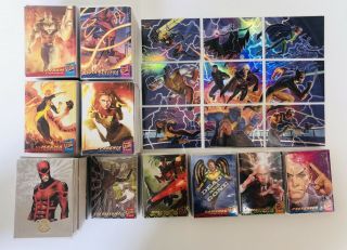 2018 Fleer Ultra X - Men 258 Card Master Set,  150 Base Set,  6 Subsets
