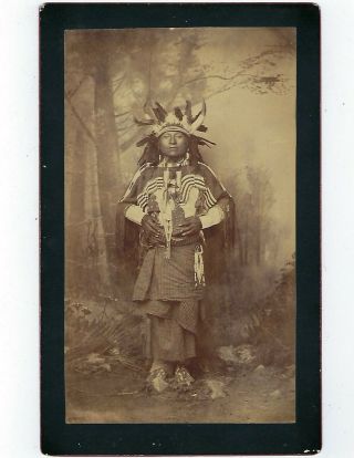 Old Photo Of Comanche John By A.  Frank Randall