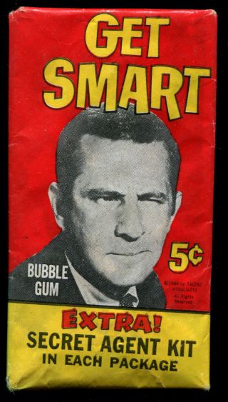1966 Topps Get Smart Wax Pack Possible Psa 9 Or 10 Inside?