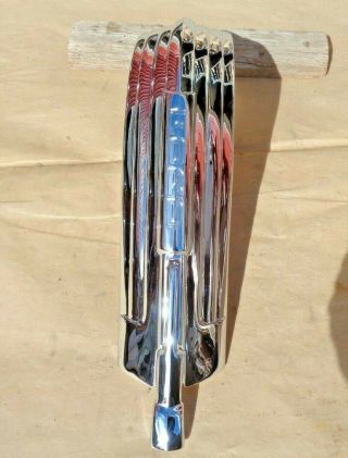 1941 Ford Truck Hood Ornament W/ Handle Rechromed 1/2 Ton Pickup