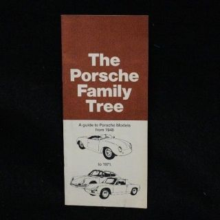Porsche Family Tree Brochure 1948 1971
