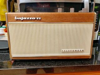 VINTAGE GERMAN SHORTWAVE RADIO TELEFUNKEN BAJAZZO TS 201 4