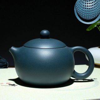 China 100 Handmade Yixing Zisha Pottery Green Ni Xishi Teapot 210cc