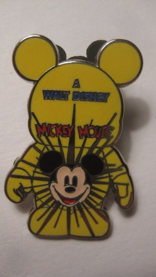 Rare Disney Pin Limited Release Vinylmation Mickey Mouse Cartoon 2009 Pin517