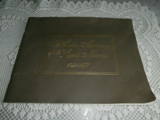The Golden Anniversary Of The Lincoln Motorcar 1921 - 1971 Softcover Booklet