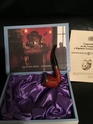 Sherlock Holmes Pipe Print Limited Edition Signed Tinder Box 7