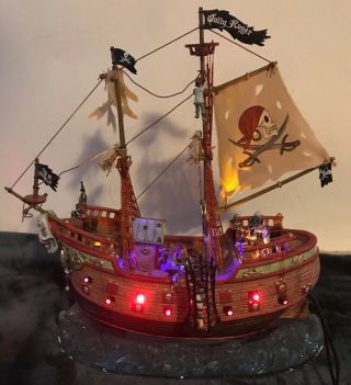 Lemax Spooky Town The Jolly Roger Rare