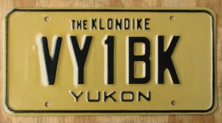 Yukon Ham Radio License Plate 1980 Vy1bk