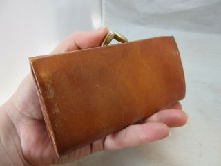 Vintage embossed leather wallet.  Souvenir of Australia.  Kangaroos 5
