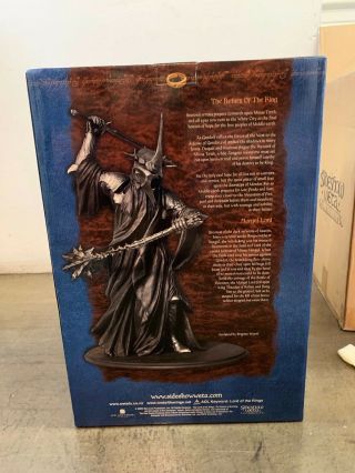 Sideshow Weta Lord Of The Rings The Morgul Lord Witch King Statue 97 of 9500 7