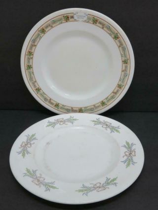 Two Canadian Pacific Dining Car Dinner Plates
