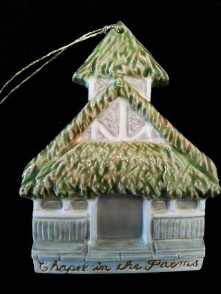 Coco Palms Christmas Tree Ornament Custom Made In The Coco Palms Chapel Design
