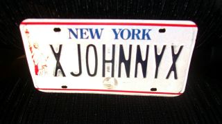 License Plate York Vanity Liberty Plate Xjohnnyx