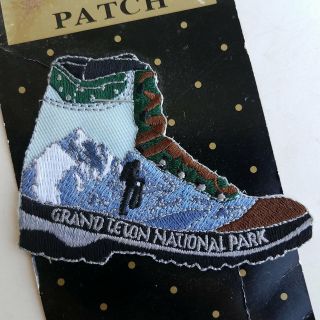 Souvenir Iron - On Patch Grand Teton National Park Shoe