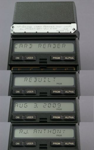 Hewlett Packard HP - 82104A card reader 1979 for HP41 HP - 41C/CV/CX — 8