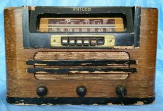 Philco Model 42 - 327 Tube Am Shortwave Table Top Radio Vintage