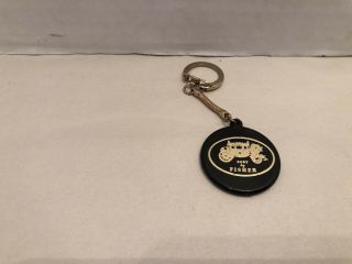 Vintage Body By Fisher Keychain Open House 1973 Columbus Plant General Motors
