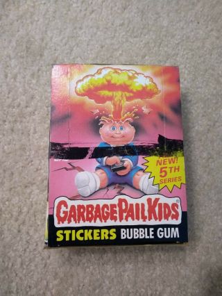 1986 Garbage Pail Kids 5th Series Full Box 48 Packs Gpk