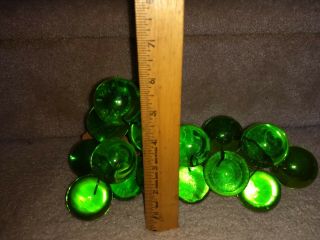 Green Glass Grapes on Driftwood Cluster 3