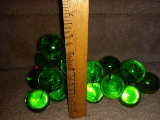 Green Glass Grapes on Driftwood Cluster 4