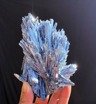 Shining Stibnite Cluster Mineral Display Specimen