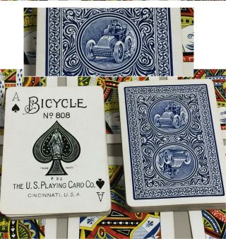 Antique Bicycle 808 Playing Cards C1903 - Automobile No 1 1 - Russell & Morgan