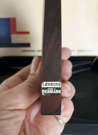 Laurids Lonborg Denmark Mid Century Modern Wooden Brush 2