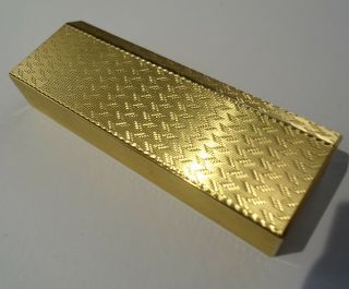 Cartier Lighter - Five - Sided - Gold Plated - Cased - Briquet - Feuerzeug 3
