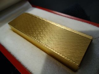 Cartier Lighter - Five - Sided - Gold Plated - Cased - Briquet - Feuerzeug 4