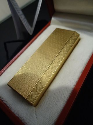 Cartier Lighter - Five - Sided - Gold Plated - Cased - Briquet - Feuerzeug 6