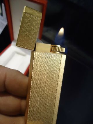 Cartier Lighter - Five - Sided - Gold Plated - Cased - Briquet - Feuerzeug 7