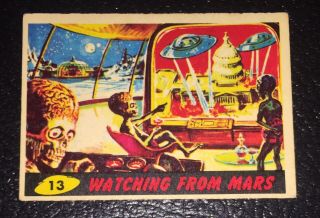Mars Attacks Card 13 Bubbles Inc Printed In England 1962