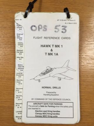 Flight Reference Cards For Hawk T.  1 (2003)