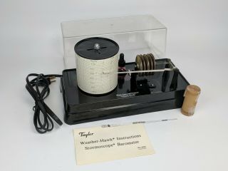 Taylor 6450 Weather - Hawk Recording Barometer Weather Instrument - Stormoscope