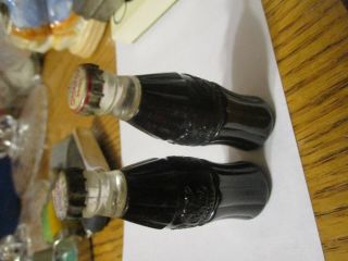 VINTAGE SMALL MINIATURE 2 TWO COKE BOTTLE LIGHTERS 2 3/8 COLLECTIBLES 2