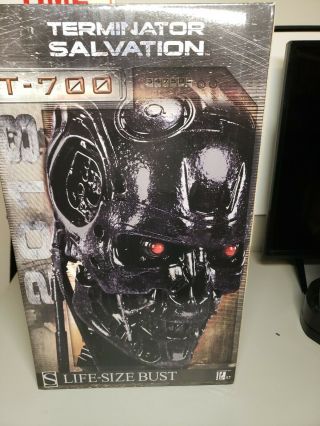 Terminator Salvation T - 700 Life Size Endoskull Bust Sideshow Statue 10