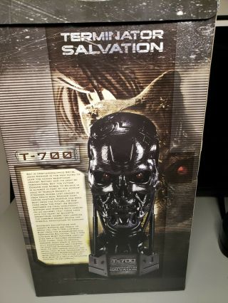 Terminator Salvation T - 700 Life Size Endoskull Bust Sideshow Statue 11