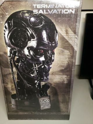 Terminator Salvation T - 700 Life Size Endoskull Bust Sideshow Statue 12