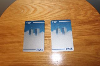 One Pair Vip Passes For The Observation Deck,  Top Of The World - 1990s