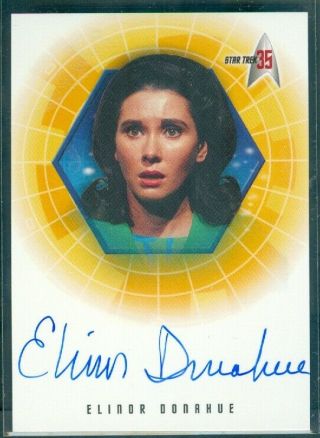Star Trek Series (a24) Elinor Donahue As Com Hedford Autograph Card