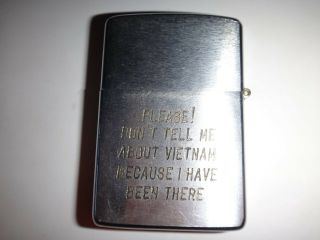 Vietnam War Year 1966 Zippo Lighter AN KHE 66 - 67 VIETNAM US 1st CAVALRY DIVISION 3