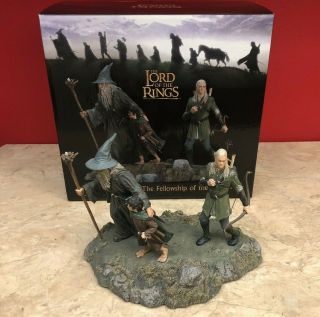 Weta The Lord Of The Rings The Fellowship Of The Ring - Set 1 - Gandalf Legolas